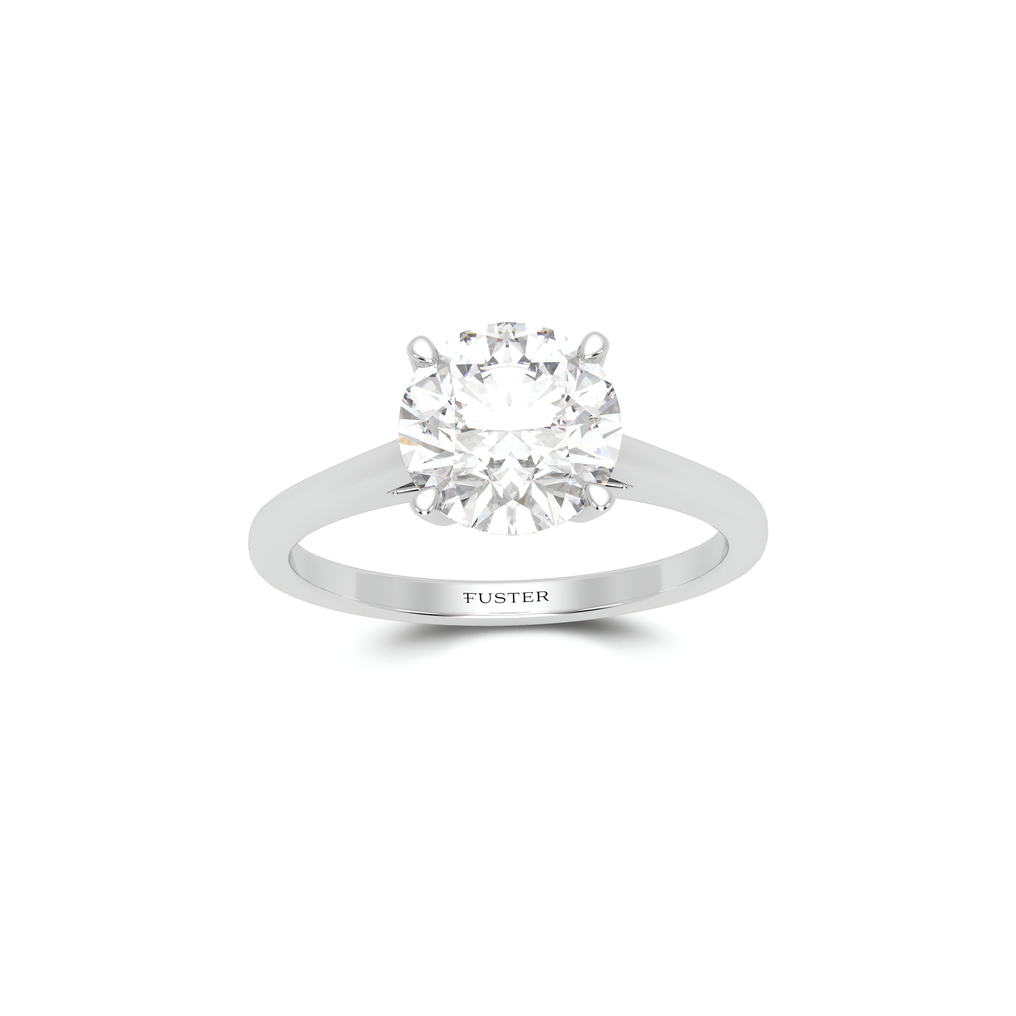 Paragon 2.01 Carat Round Diamond Engagement Ring