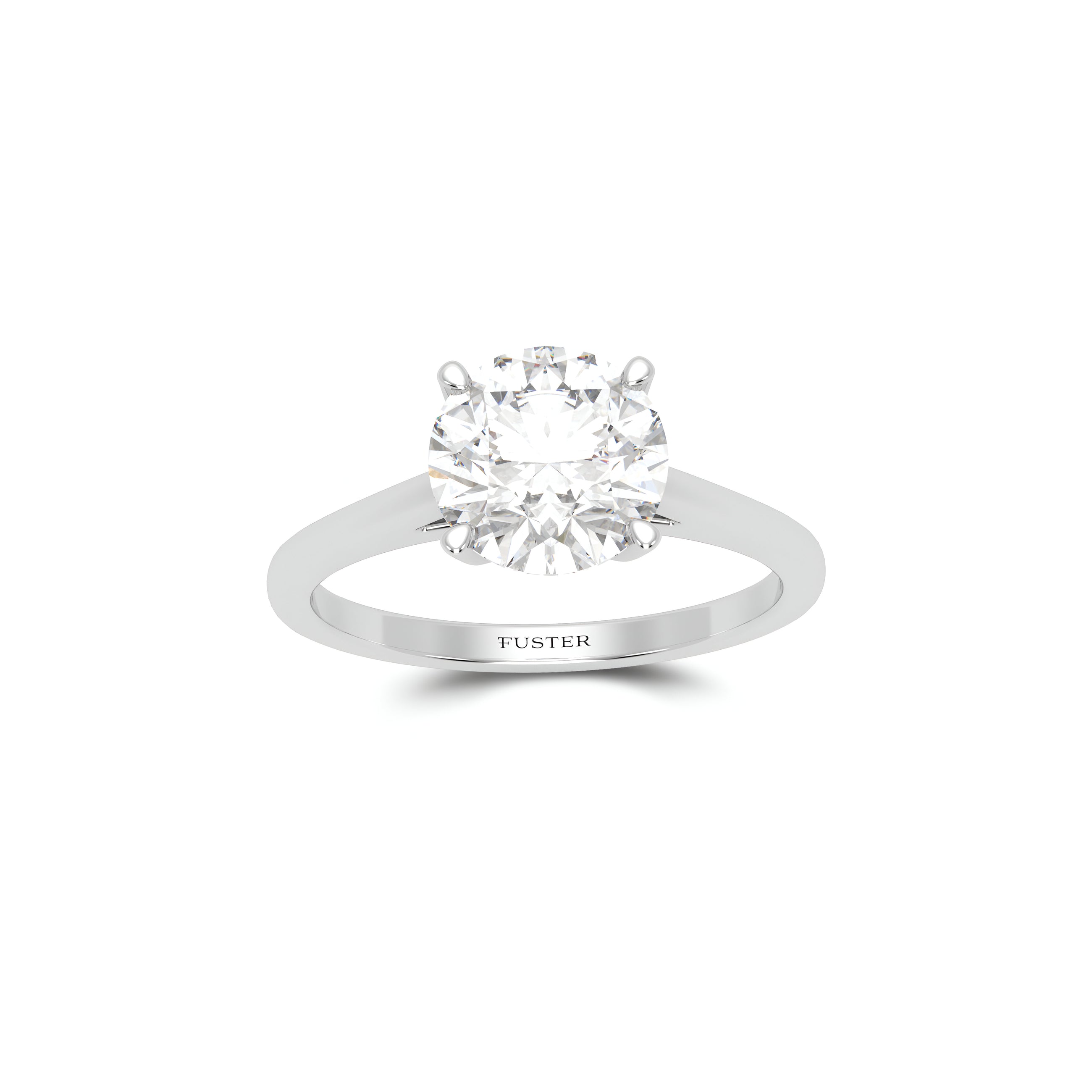 Paragon 2.01 Carat Round Diamond Engagement Ring