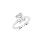 Paragon 2.01 Carat Emerald Cut Diamond Engagement Ring