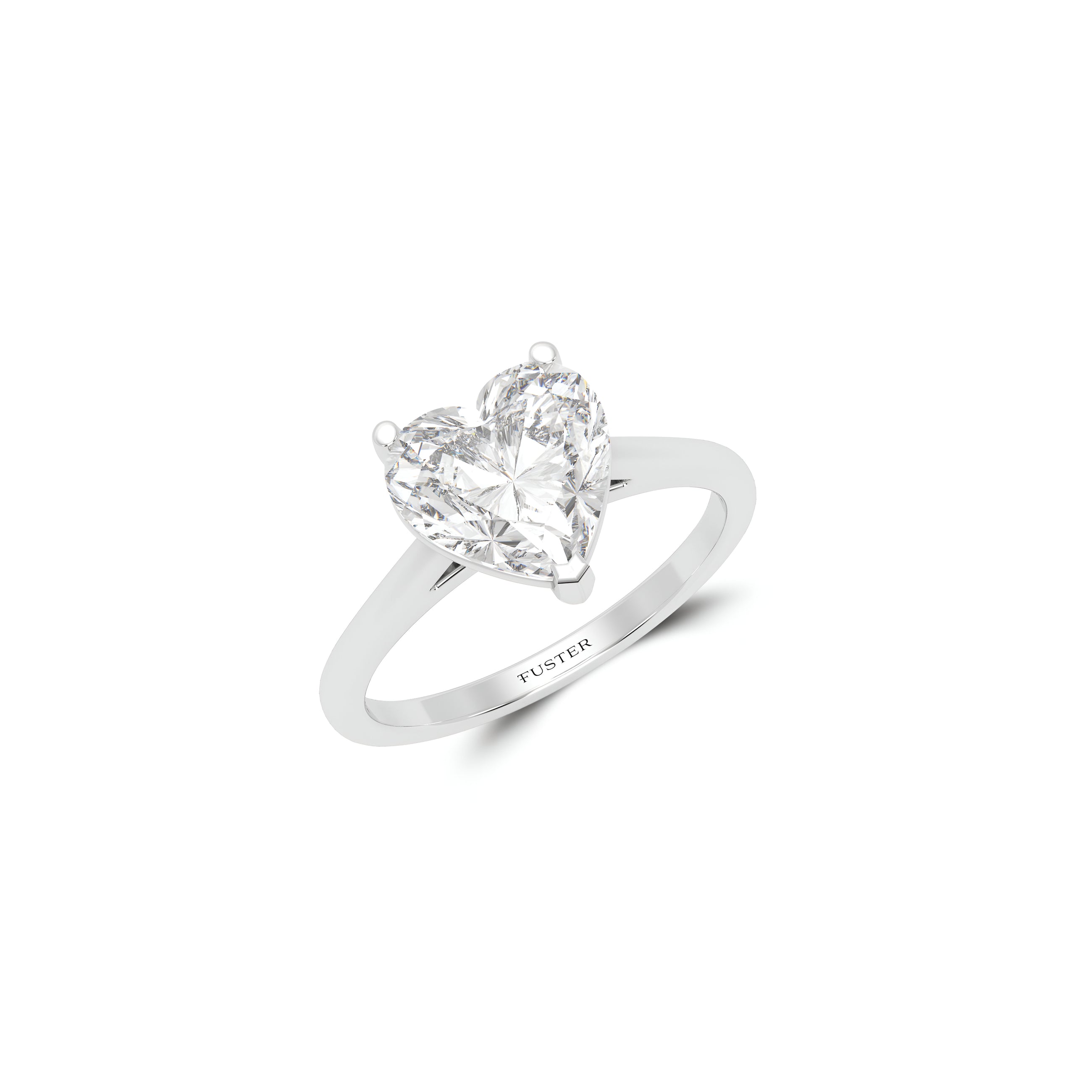 Paragon 3.0 Carat Heart Shape Diamond Engagement Ring