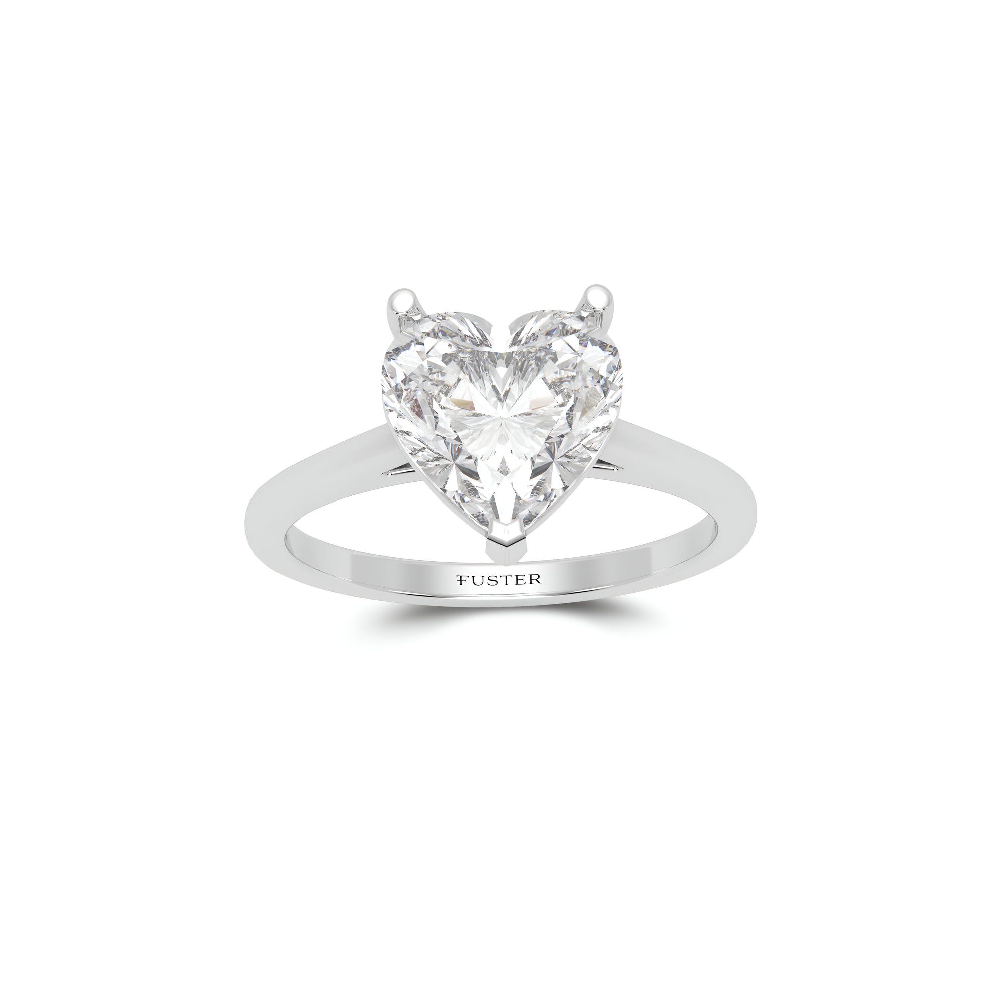 Paragon 3.0 Carat Heart Shape Diamond Engagement Ring