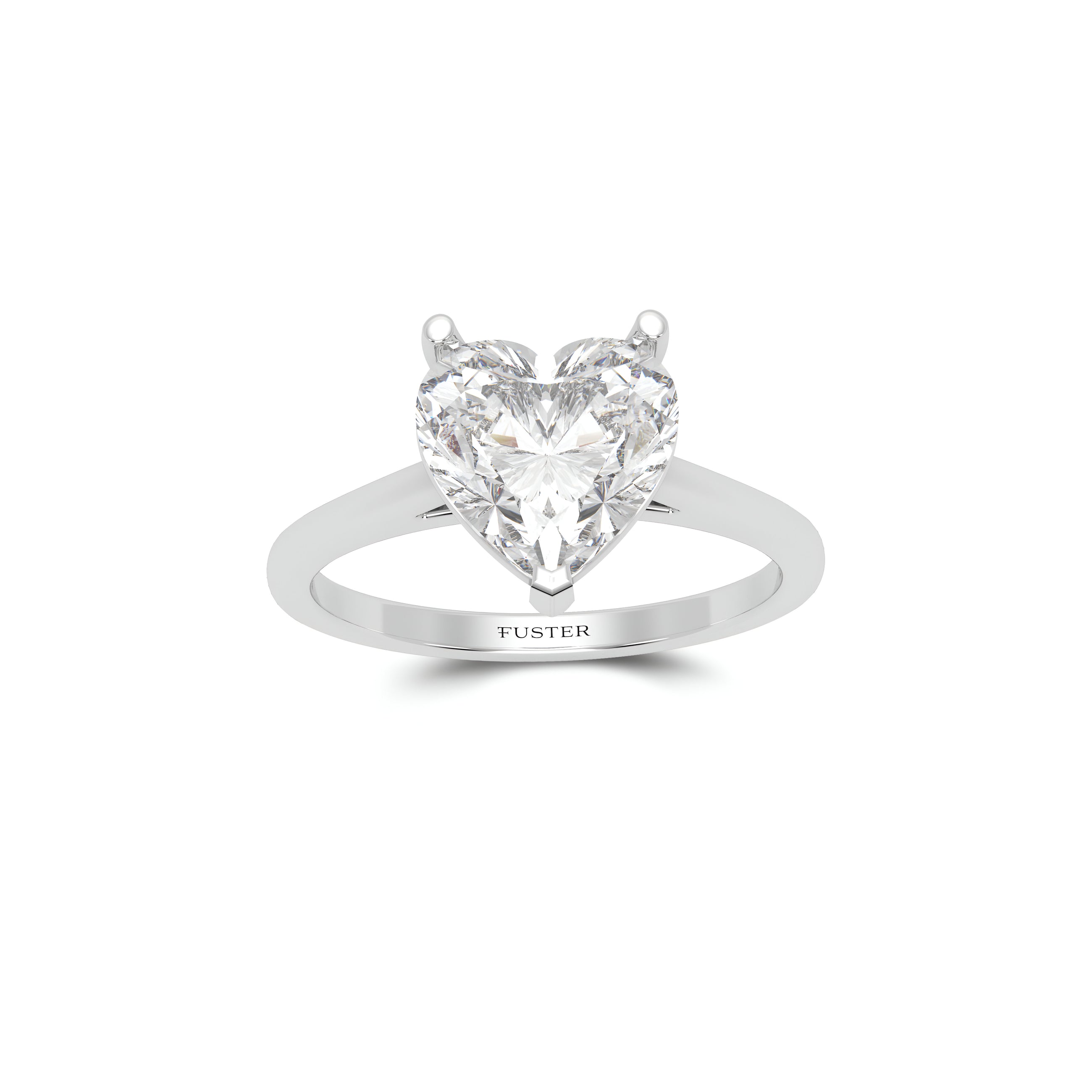 Paragon 3.0 Carat Heart Shape Diamond Engagement Ring