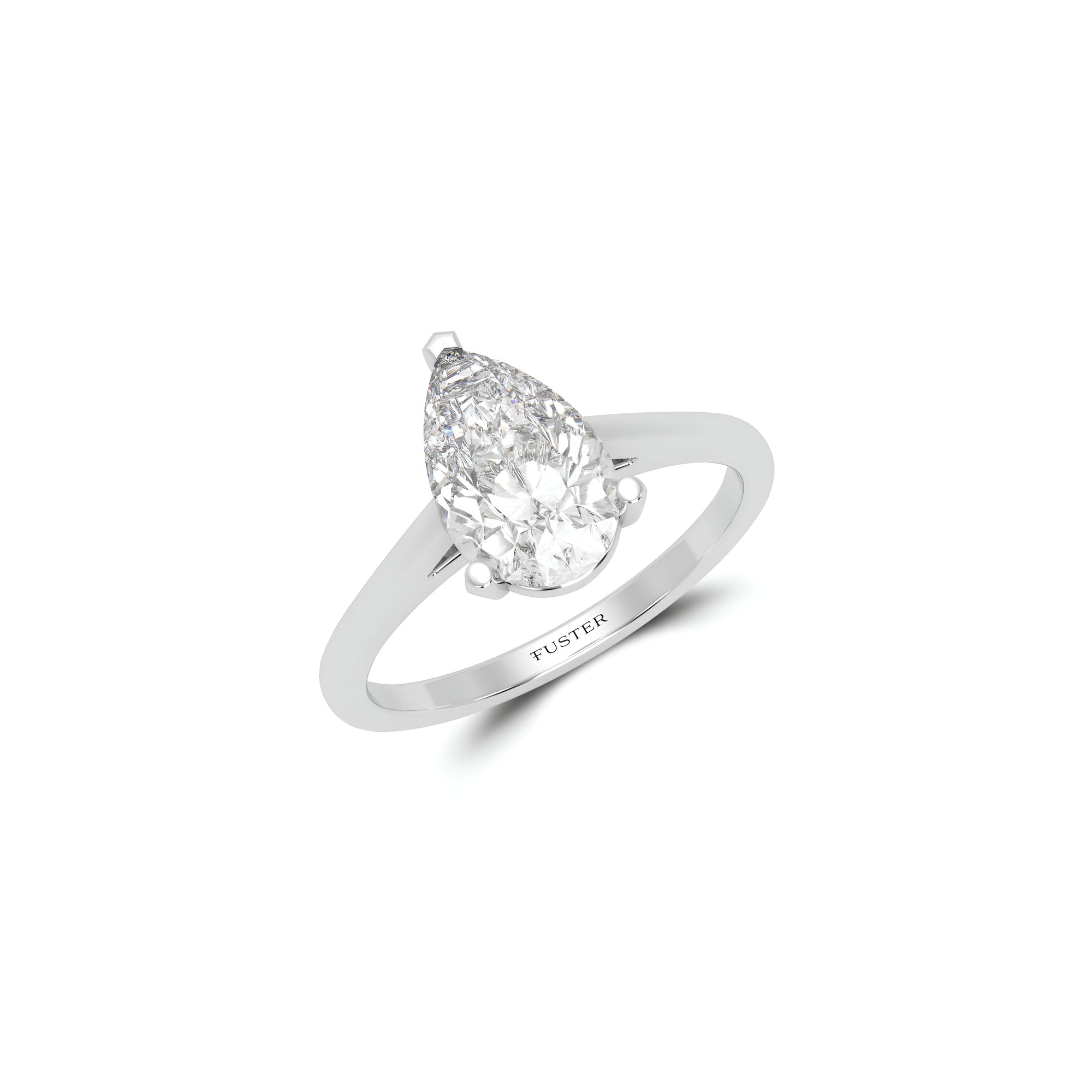 Paragon 2.01 Carat Pear Shape Diamond Engagement Ring
