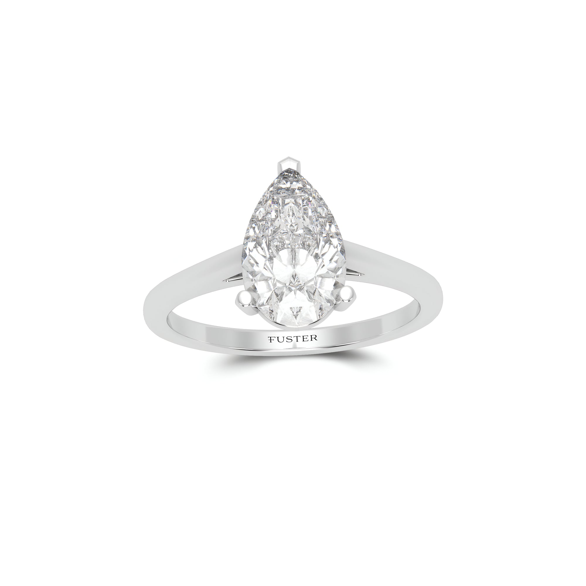 Paragon 2.01 Carat Pear Shape Diamond Engagement Ring