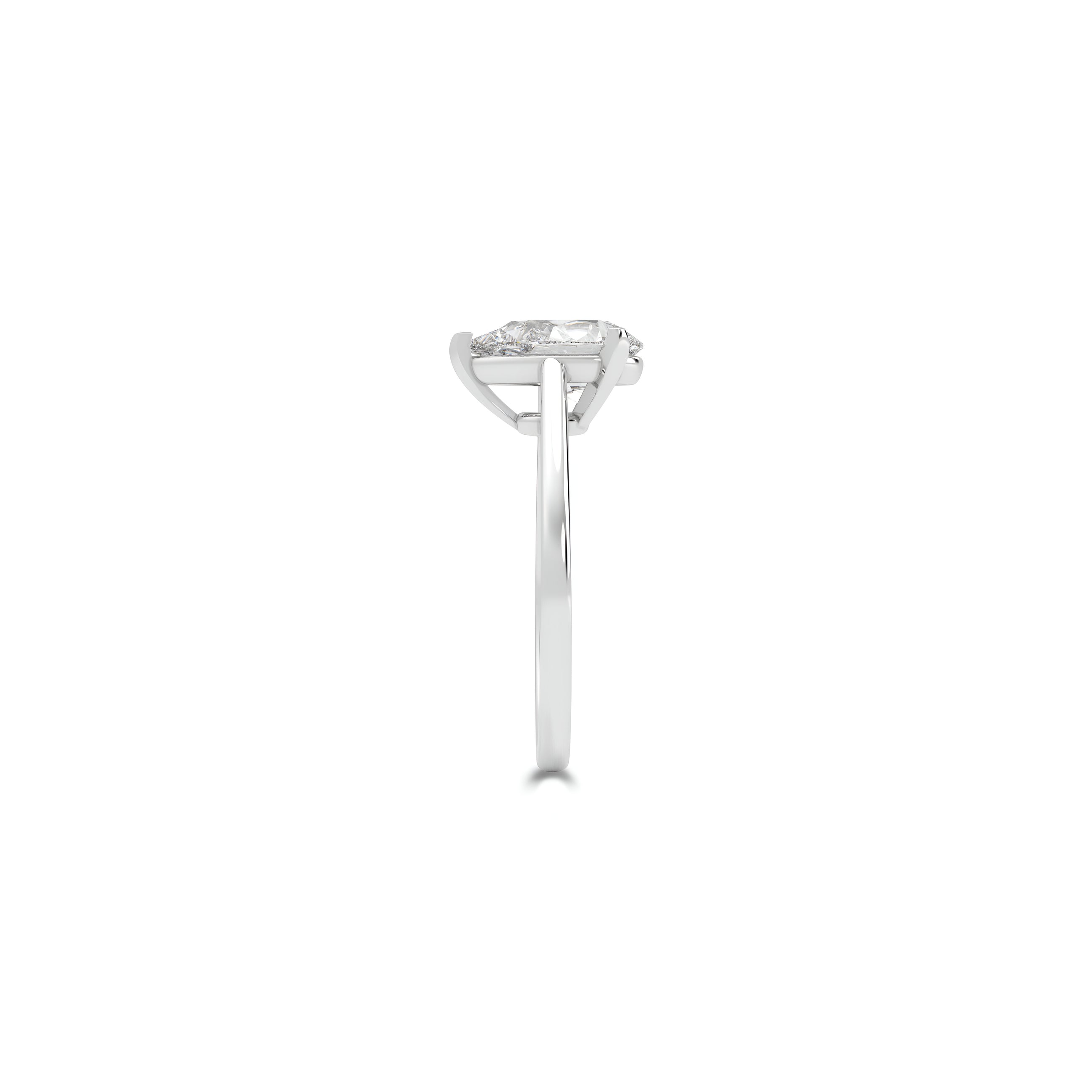 Paragon 2.01 Carat Pear Shape Diamond Engagement Ring