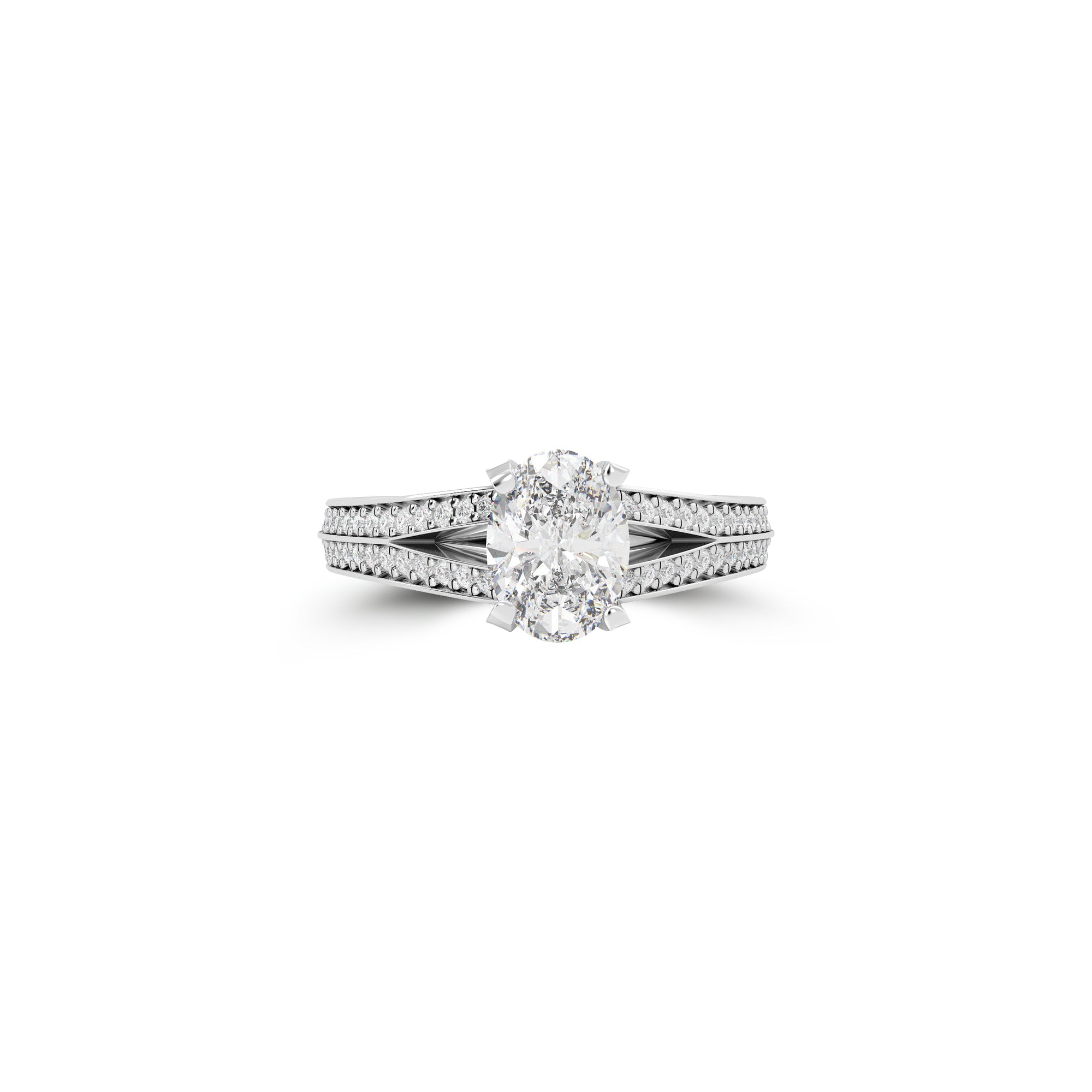 Legacy Oval Diamond Engagement Ring