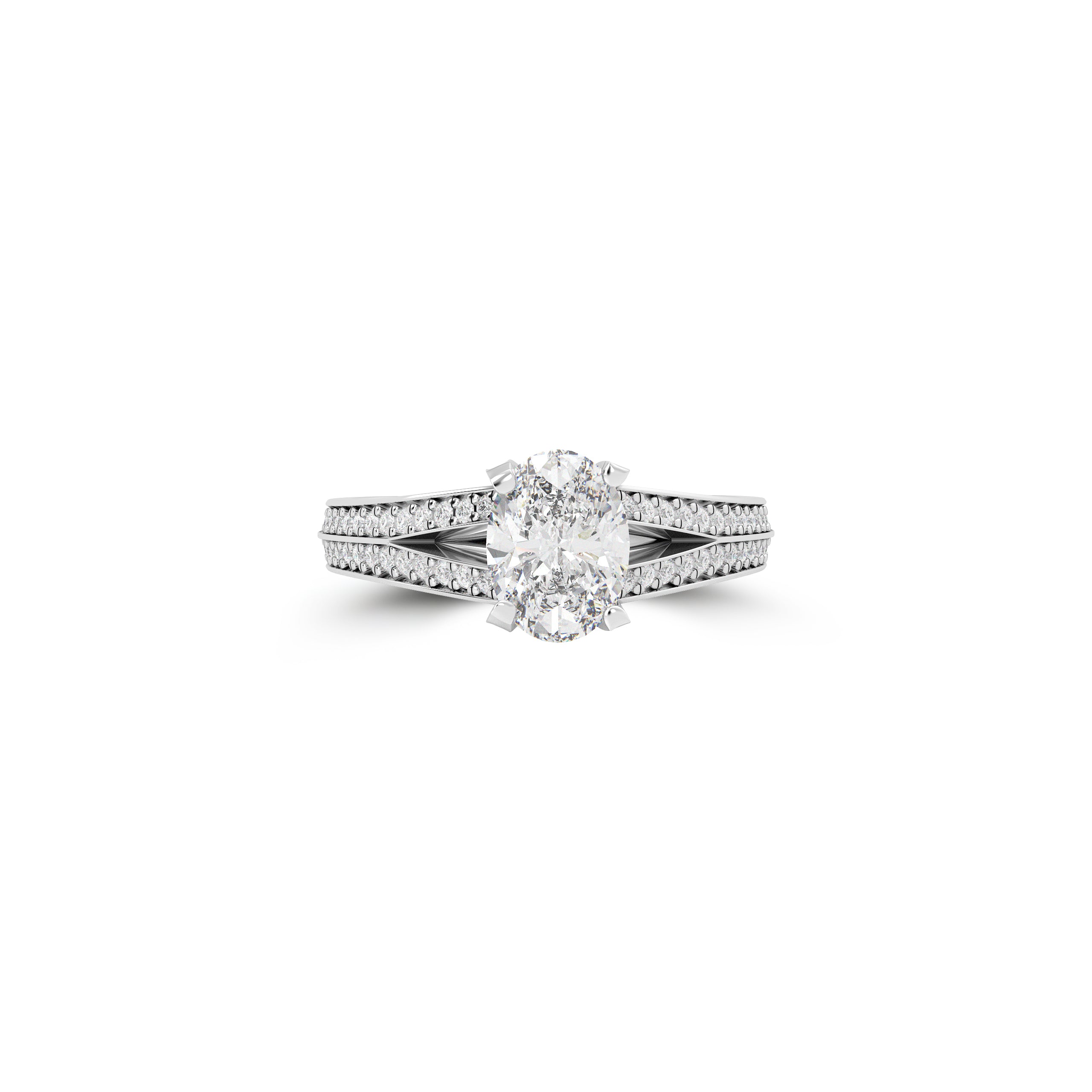 Legacy Oval Diamond Engagement Ring