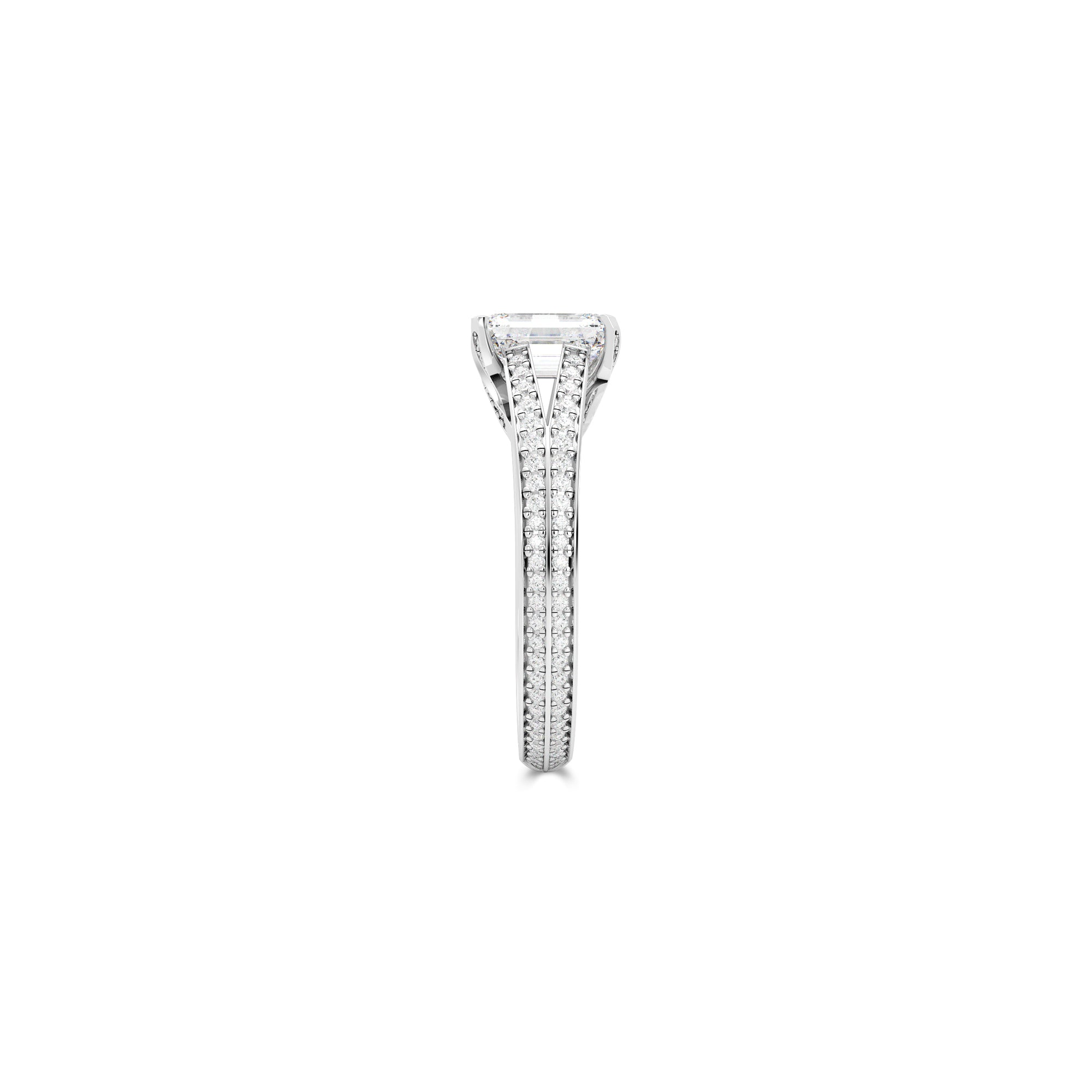 Legacy Emerald Cut Diamond Engagement Ring
