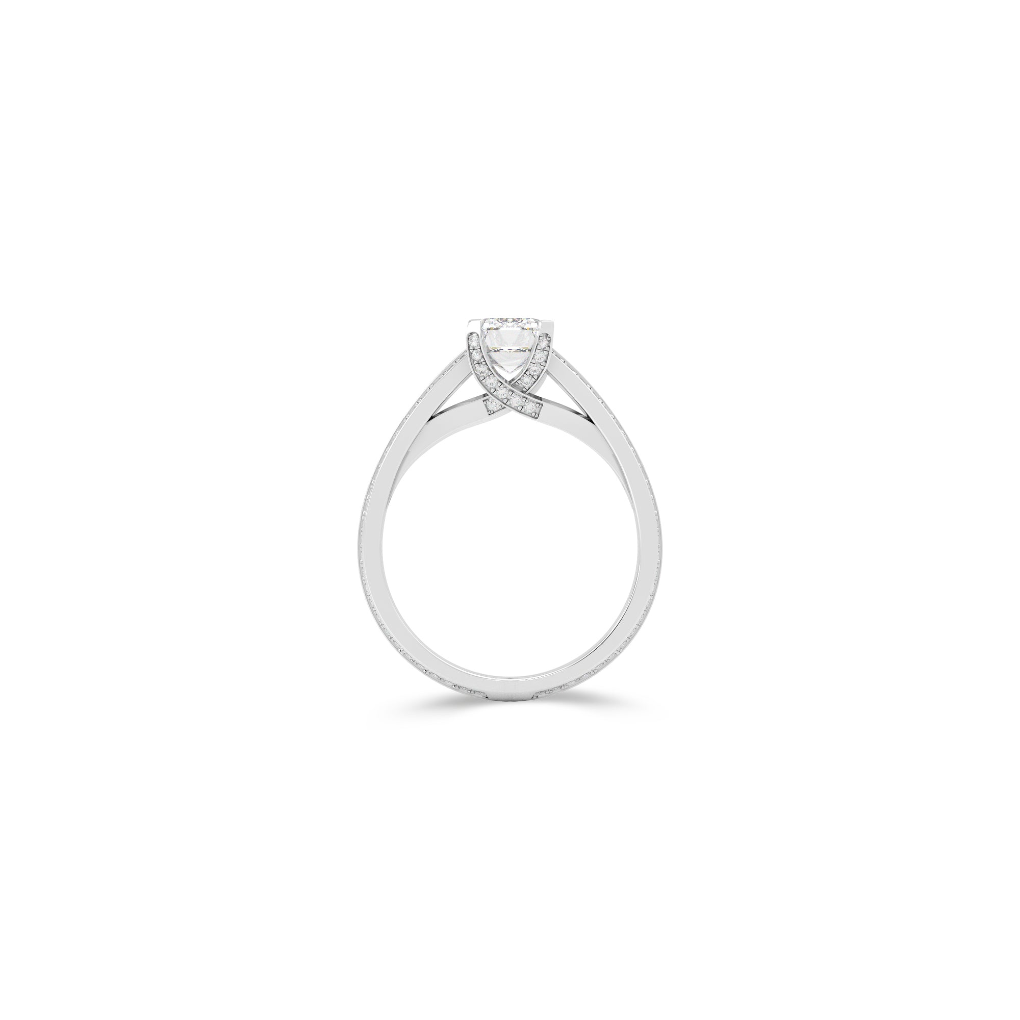 Legacy Emerald Cut Diamond Engagement Ring