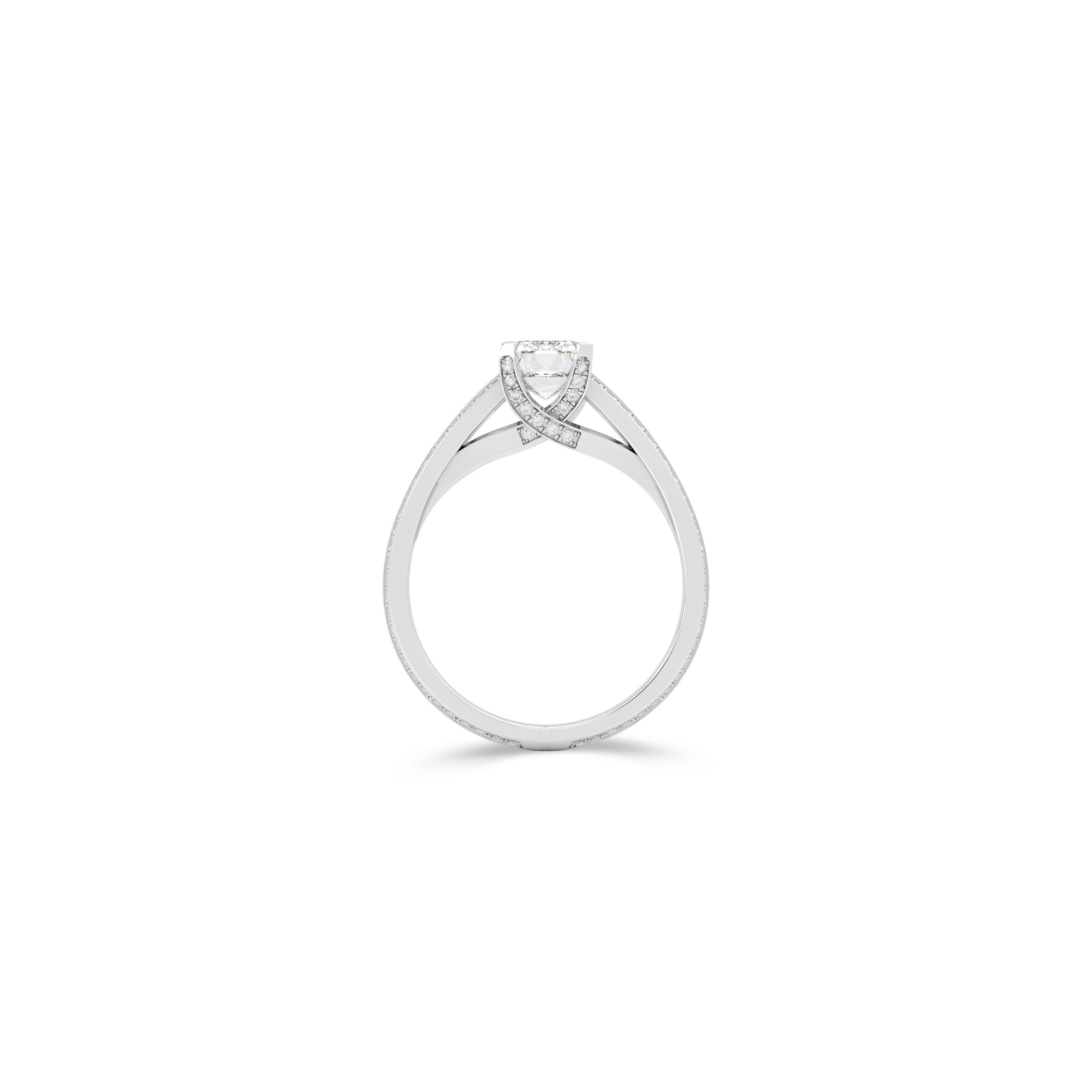 Legacy Emerald Cut Diamond Engagement Ring