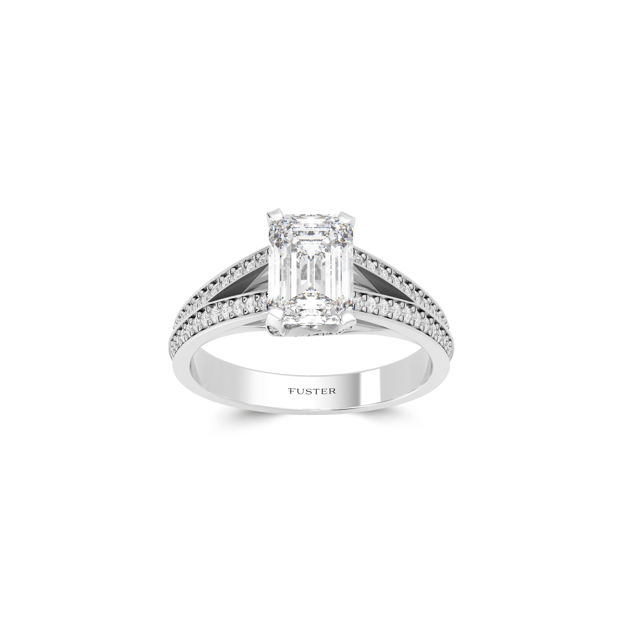 Legacy Emerald Cut Diamond Engagement Ring