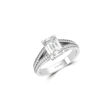 Legacy Emerald Cut Diamond Engagement Ring