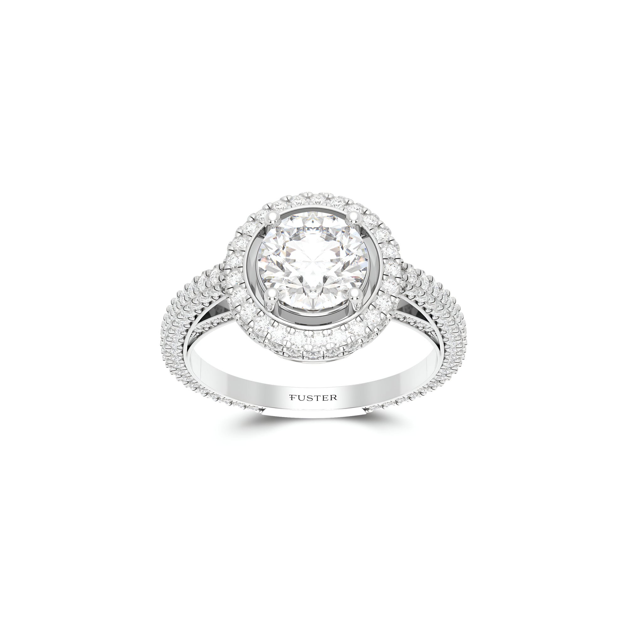 Constellation Round Diamond Engagement Ring