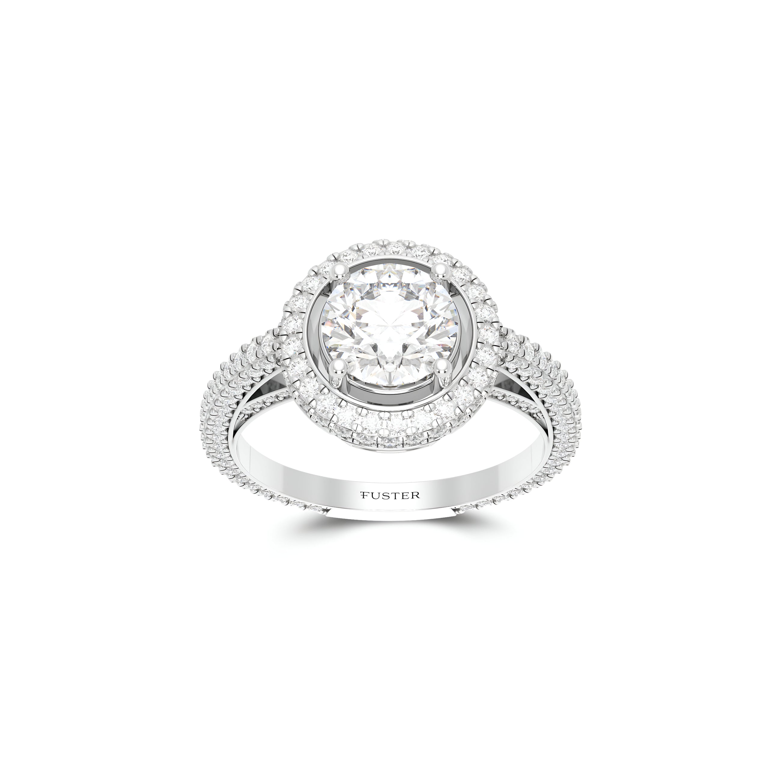 Constellation Round Diamond Engagement Ring