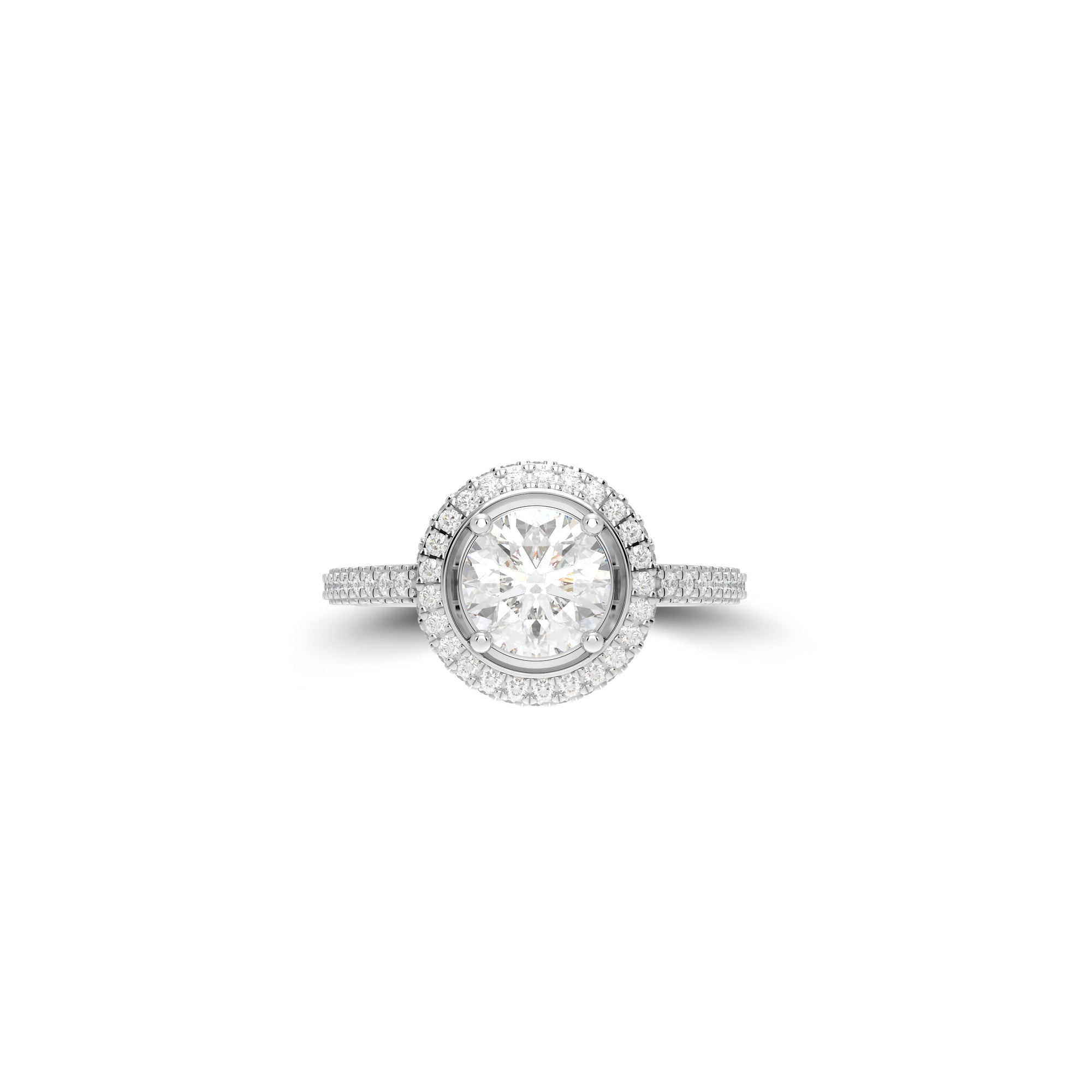 Constellation Round Diamond Engagement Ring