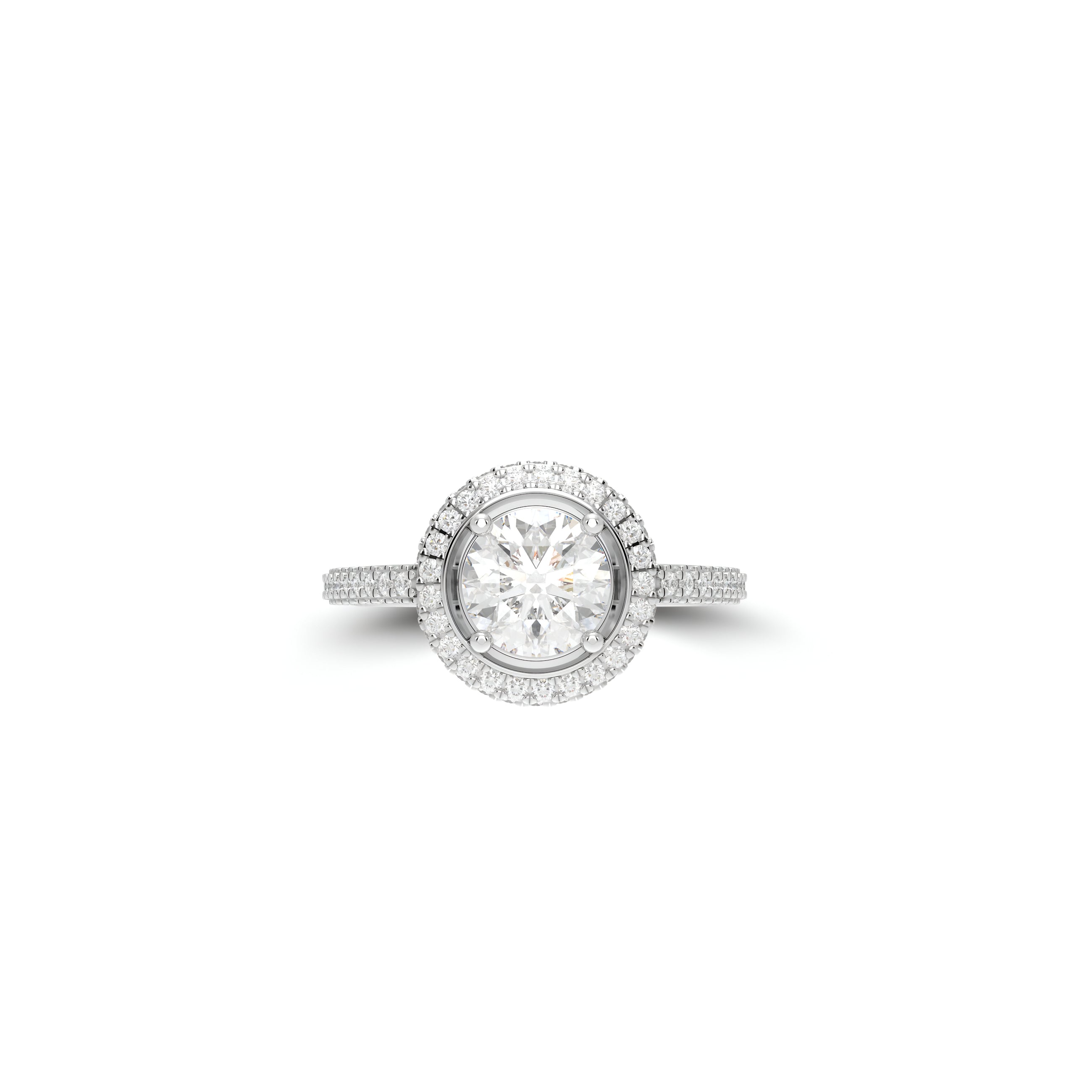 Constellation Round Diamond Engagement Ring