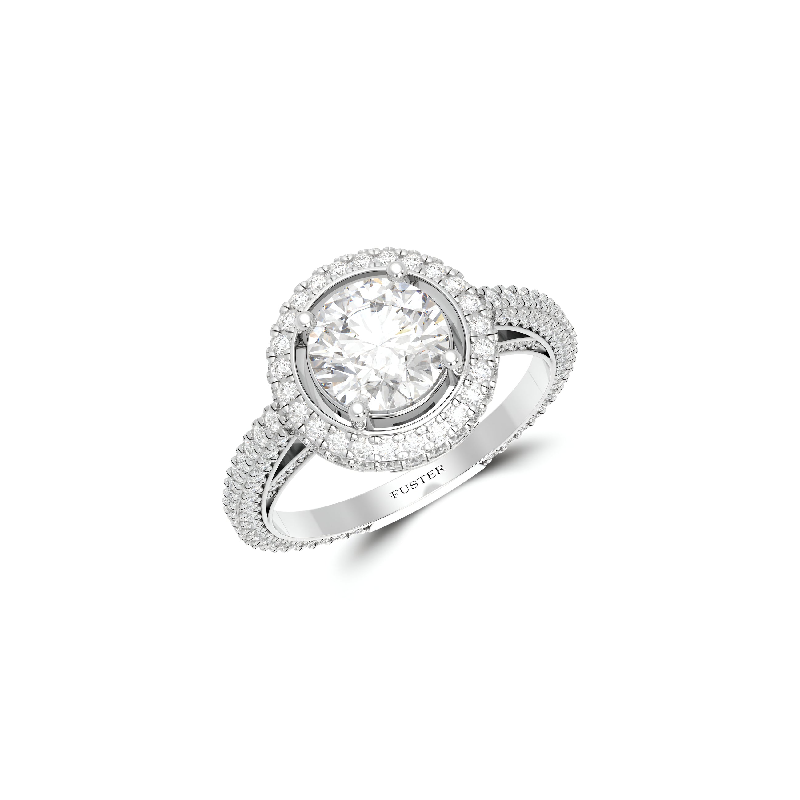 Constellation Round Diamond Engagement Ring