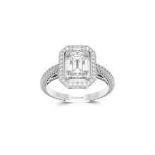 Constellation Emerald Cut Diamond Engagement Ring