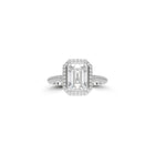 Constellation Emerald Cut Diamond Engagement Ring