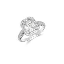 Constellation Emerald Cut Diamond Engagement Ring