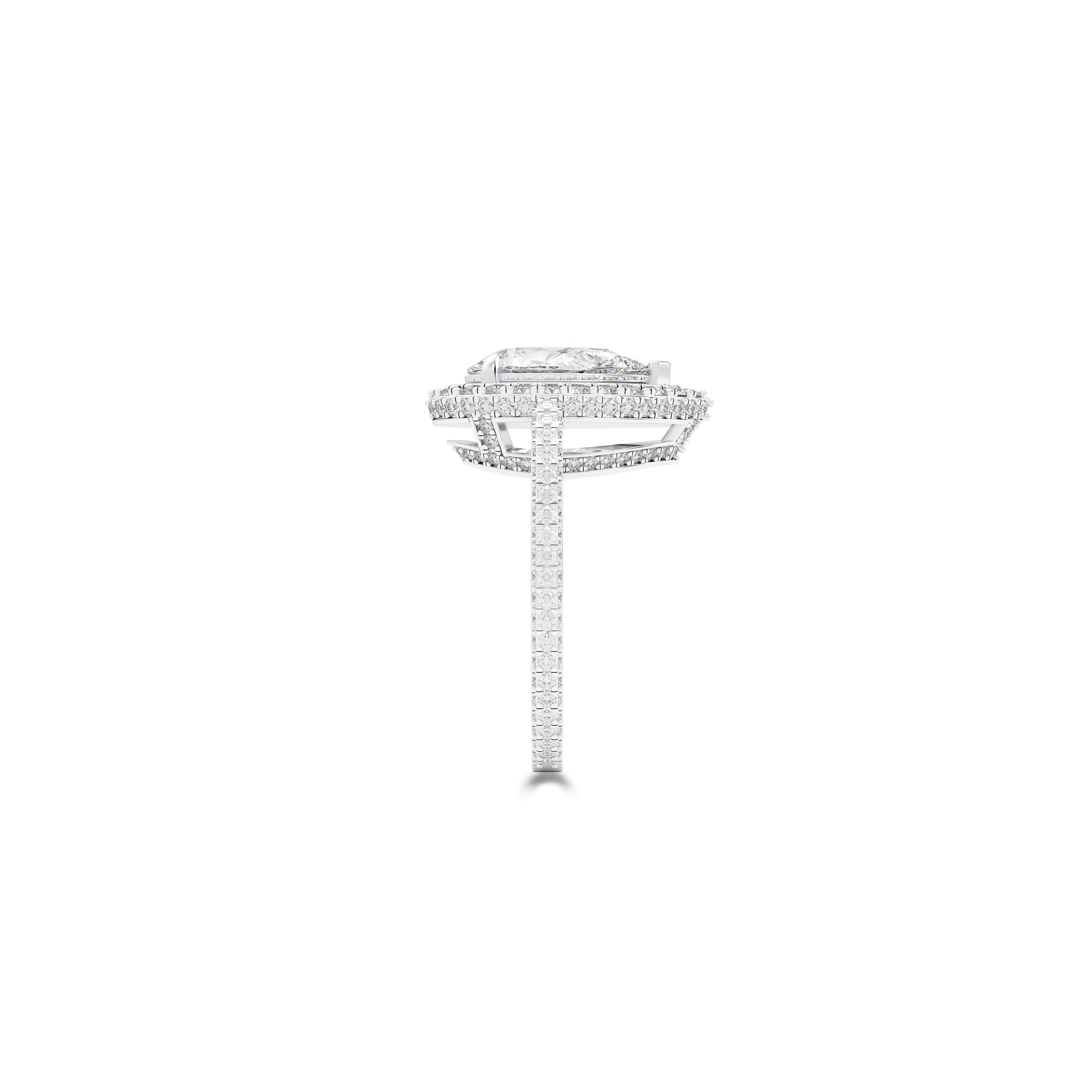Constellation Pear Shape Diamond Engagement Ring