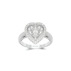 Constellation Heart Shape Diamond Engagement Ring