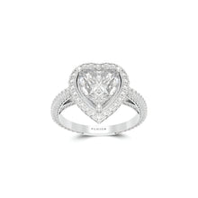 Constellation Heart Shape Diamond Engagement Ring