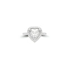 Constellation Heart Shape Diamond Engagement Ring