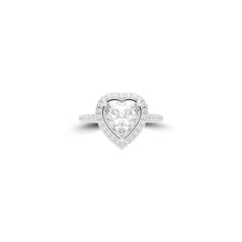 Constellation Heart Shape Diamond Engagement Ring