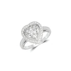 Constellation Heart Shape Diamond Engagement Ring