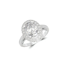Anillo exclusivo Fuster con diamantes de talla esmeralda