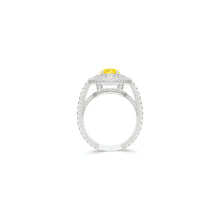 Anillo exclusivo Fuster con diamantes de talla esmeralda