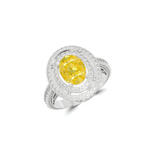 Anillo exclusivo Fuster con diamantes de talla esmeralda