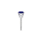 Sapphire Cushion Cut Solitaire Ring