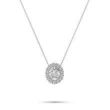 Icon Oval Diamond Pendant