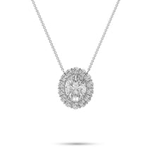 Icon Oval Diamond Pendant
