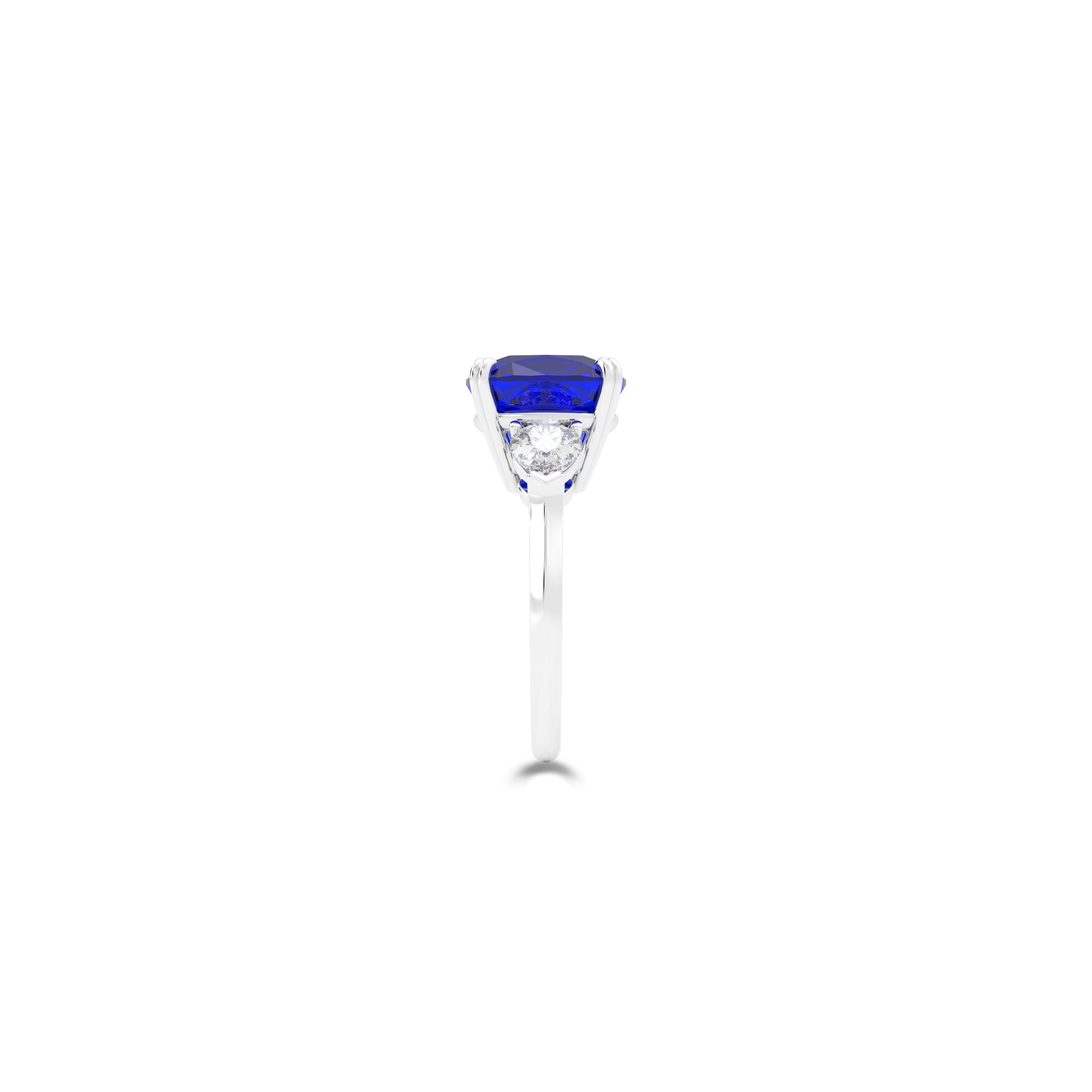 Promise Sapphire Cushion Cut High Jewellery Ring