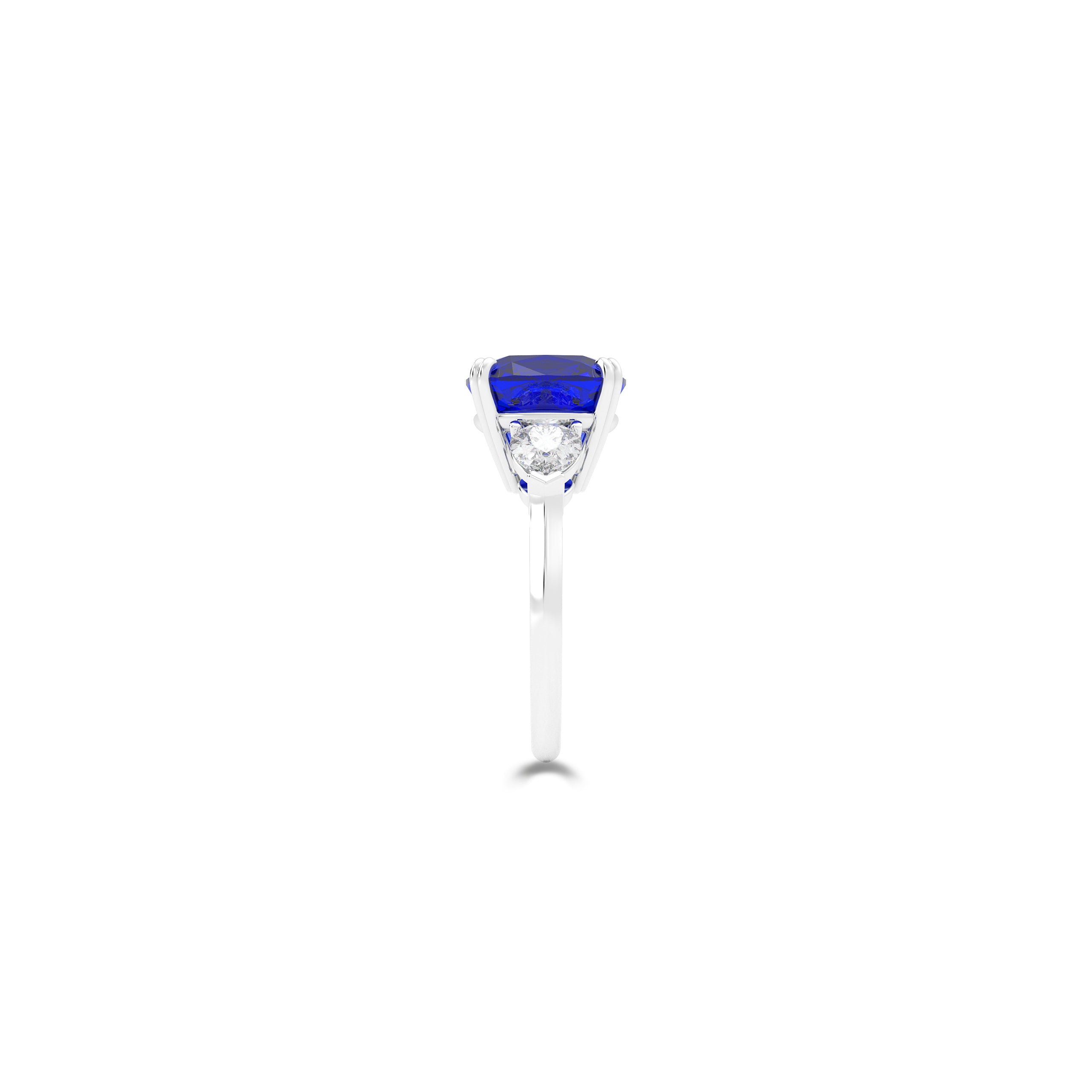 Promise Sapphire Cushion Cut High Jewellery Ring