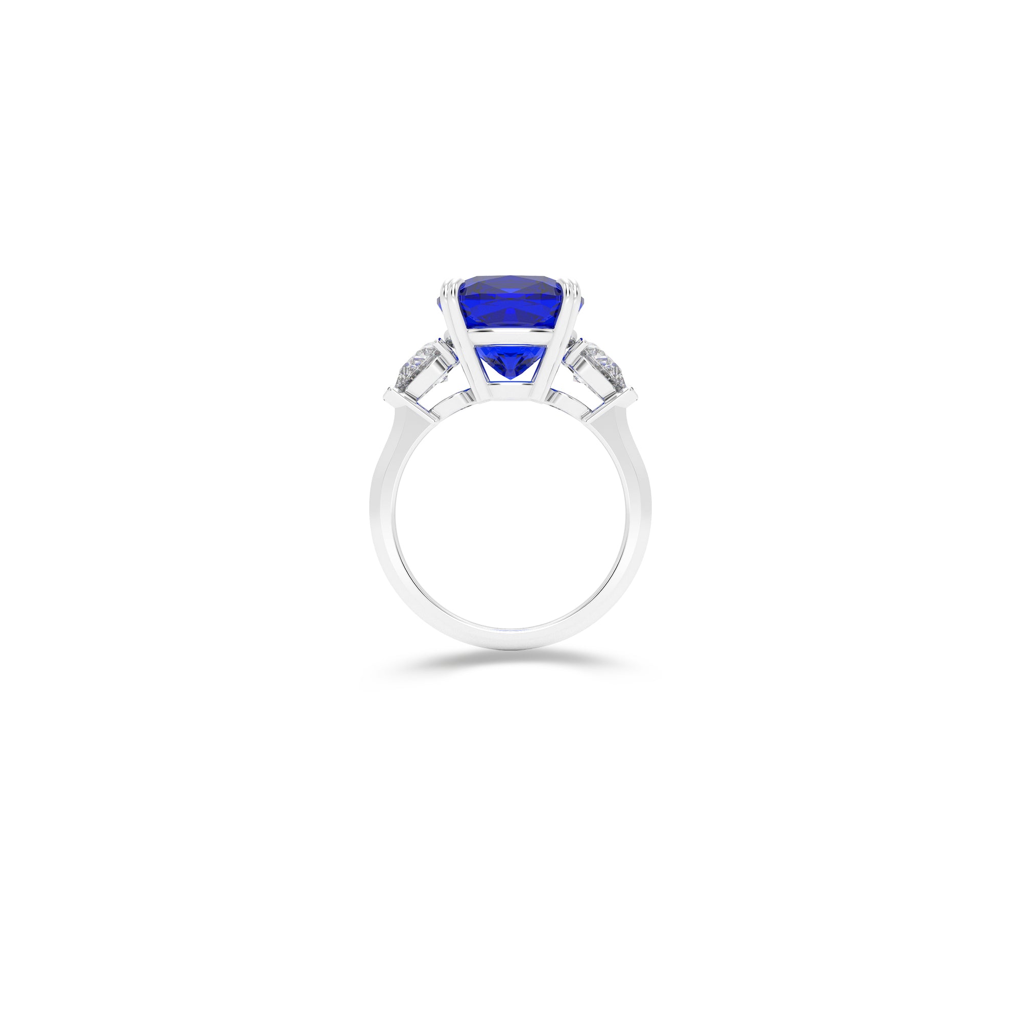 Promise Sapphire Cushion Cut High Jewellery Ring