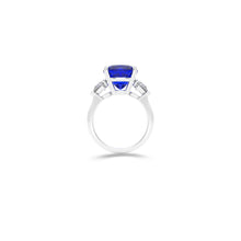Promise Sapphire Cushion Cut High Jewellery Ring