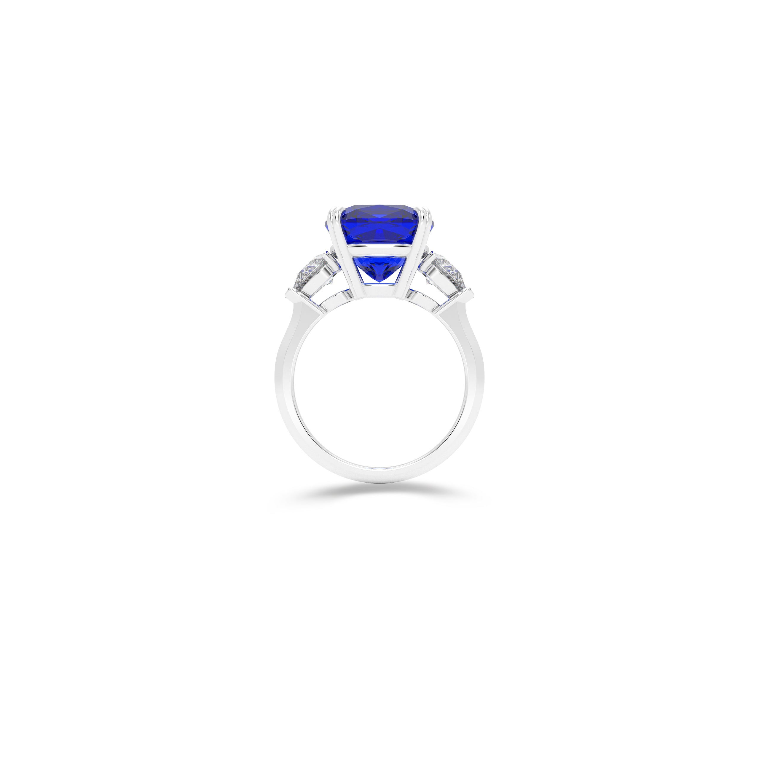Promise Sapphire Cushion Cut High Jewellery Ring