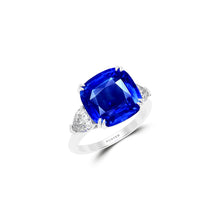Promise Sapphire Cushion Cut High Jewellery Ring