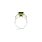 Emerald Square Cut Emerald High Jewellery Ring