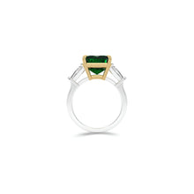 Emerald Square Cut Emerald High Jewellery Ring