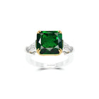 Emerald Square Cut Emerald High Jewellery Ring