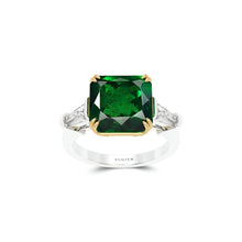 Emerald Square Cut Emerald High Jewellery Ring