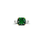 Emerald Square Cut Emerald High Jewellery Ring