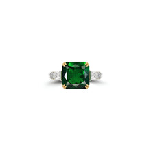 Emerald Square Cut Emerald High Jewellery Ring