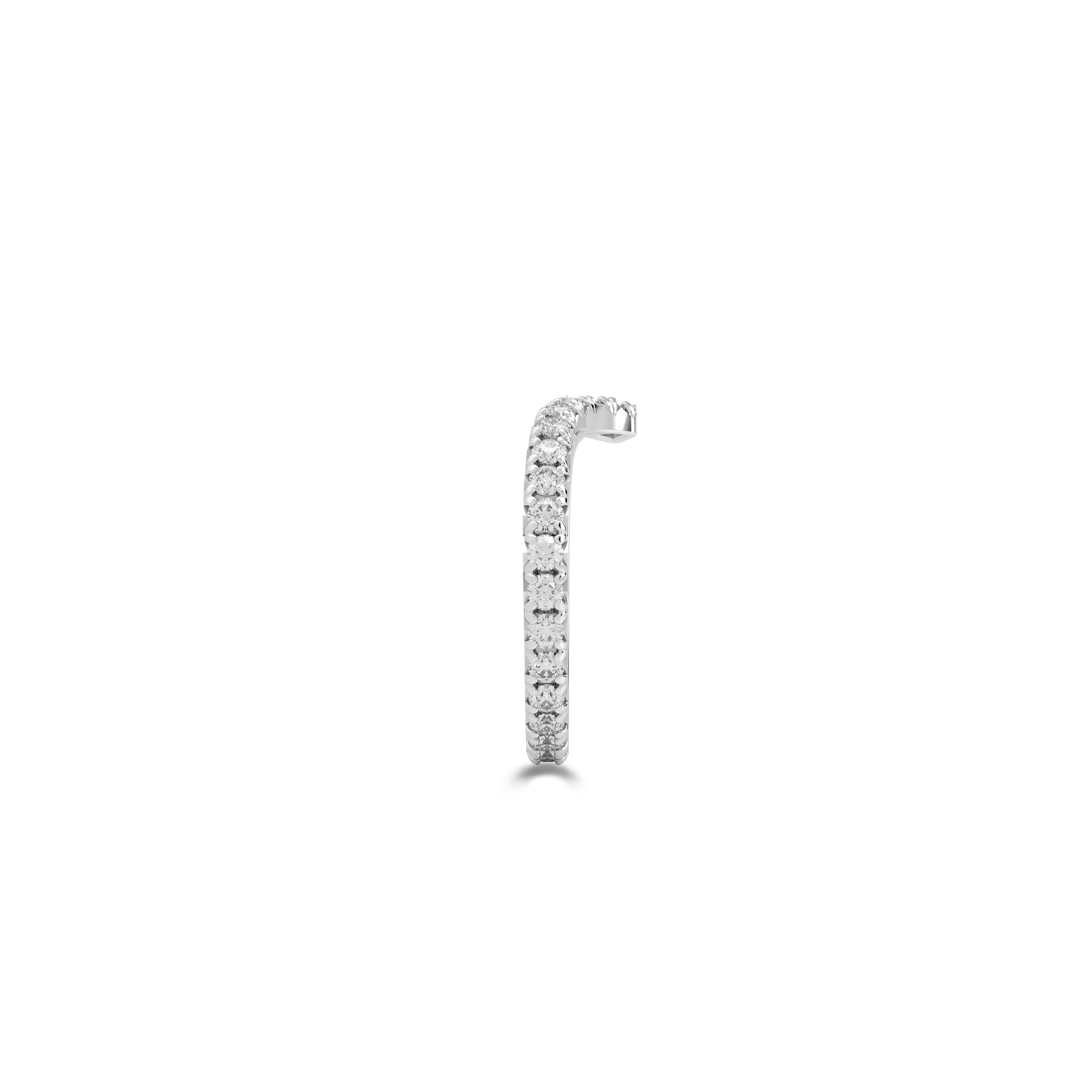 Ribbon Diamond Wedding Band