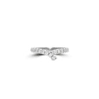 Ribbon Diamond Wedding Band